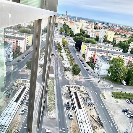 Apartman Luksusowy Z Widokiem, Basenem I Sauna Hanza Tower