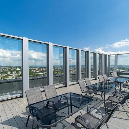 Luksusowy Z Widokiem, Basenem I Sauna Hanza Tower 19th Floor シュチェチン