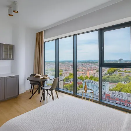 Apartman Luksusowy Z Widokiem, Basenem I Sauna Hanza Tower *