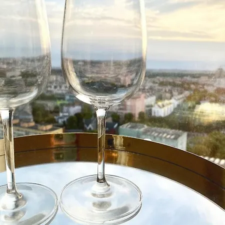 Luksusowy Z Widokiem, Basenem I Sauna Hanza Tower 19th Floor アパート シュチェチン