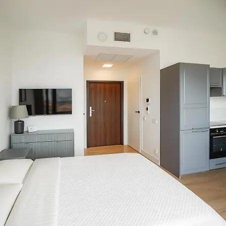 Apartamento Luksusowy Z Widokiem, Basenem I Sauna Hanza Tower 19th Floor