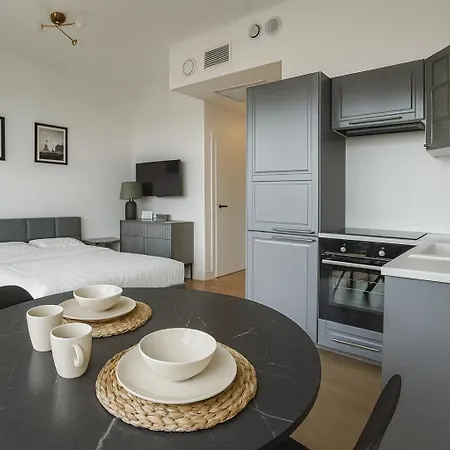 Luksusowy Z Widokiem, Basenem I Sauna Hanza Tower *