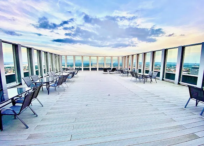 Luksusowy Z Widokiem, Basenem I Sauna Hanza Tower 19th Floor * Szczecin