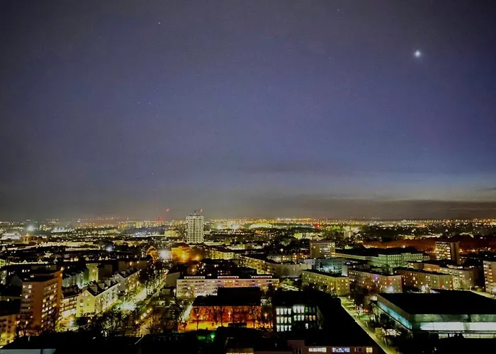 Luksusowy Z Widokiem, Basenem I Sauna Hanza Tower 19th Floor