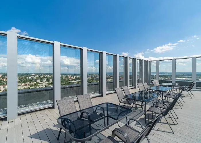 Luksusowy Z Widokiem, Basenem I Sauna Hanza Tower 19th Floor Szczecin